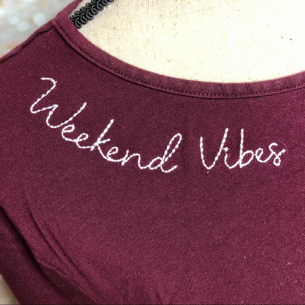Lane Bryant Embroidered Ruffle Top - Picture 4 of 6